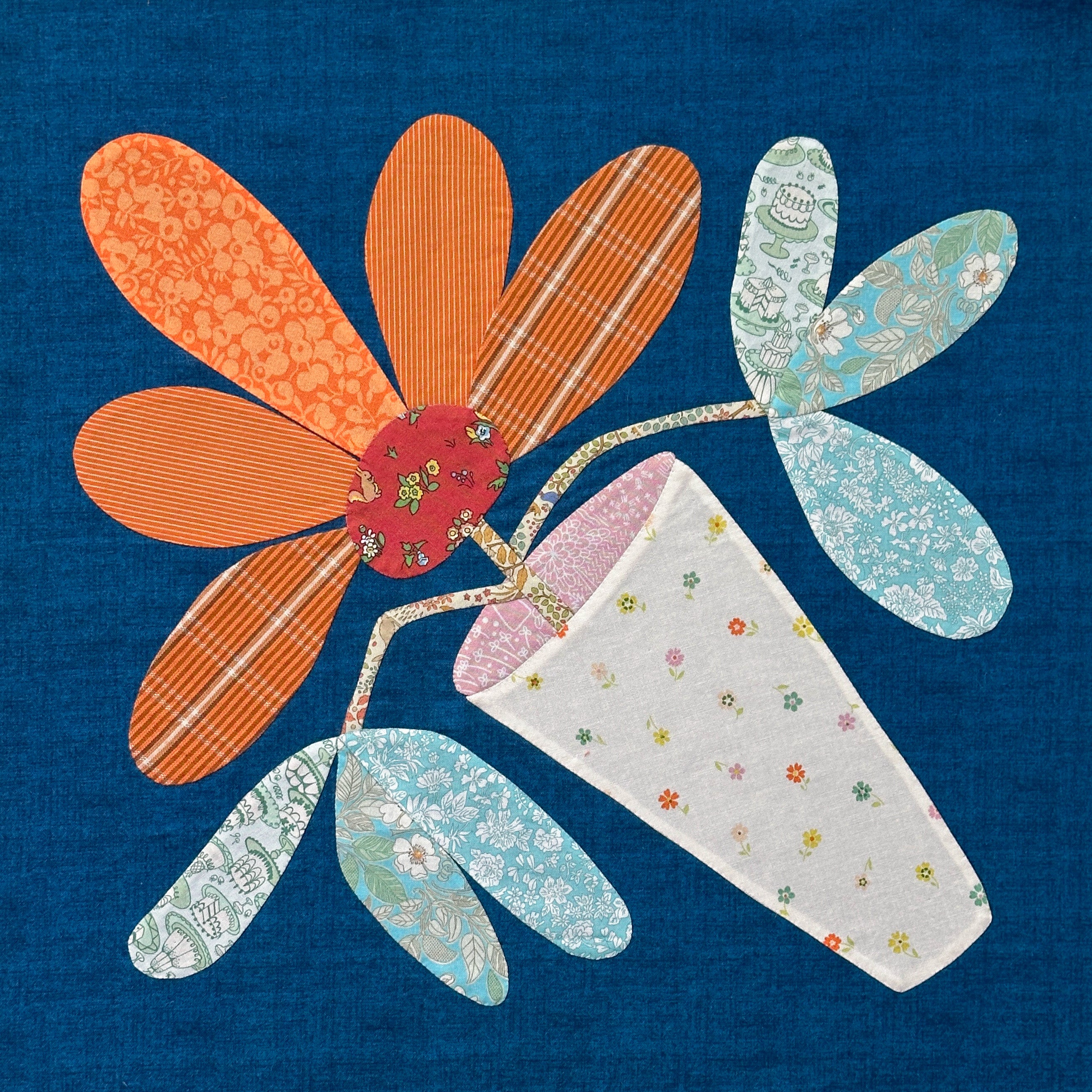Blooming Joy - Block 13 - Digital Download – Piece O' Cake Designs