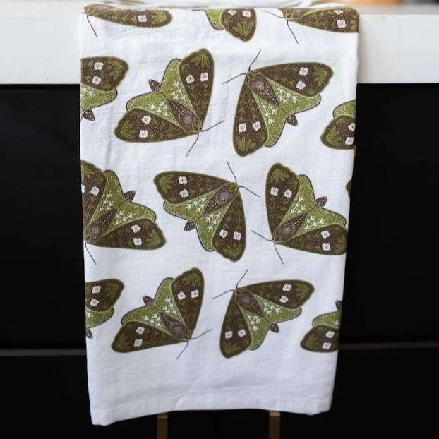 Moth Tea Towel