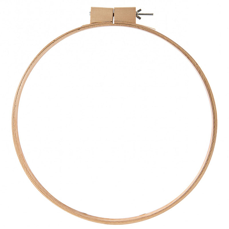 MARIE PRODUCTS ROUND WOOD 12” EMBROIDERY QUILTING HOOP