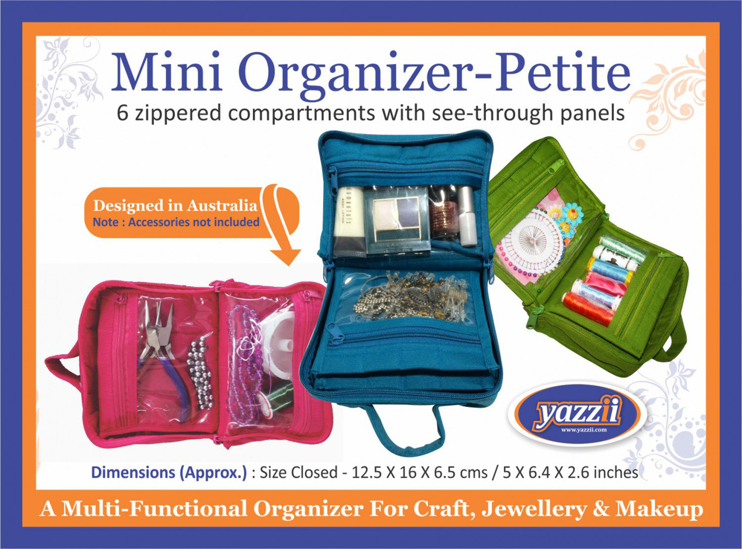 Yazzii Petite Mini Organizers (6 color options)