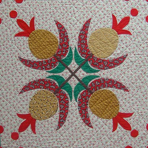 Cinnamon Stitches - Block 4 Colonial Pineapple - Digital Download