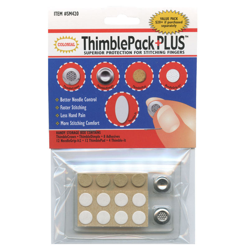 Colonial Thimble-It Self-Stick Finger Protectors - 64/Pack