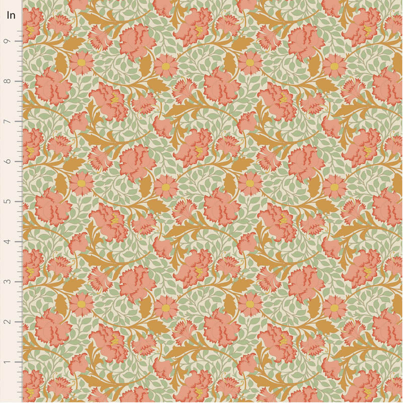 Tilda Songbird Fat Quarter Bundle (Set of 5) - Coral