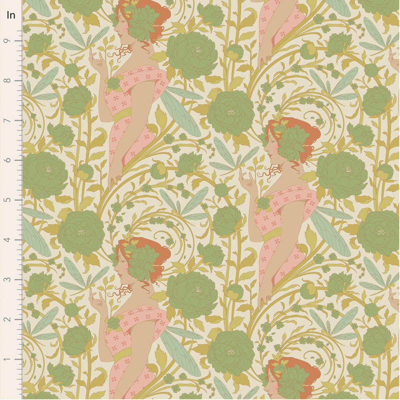 Tilda Songbird Fat Quarter Bundle (Set of 5) - Green