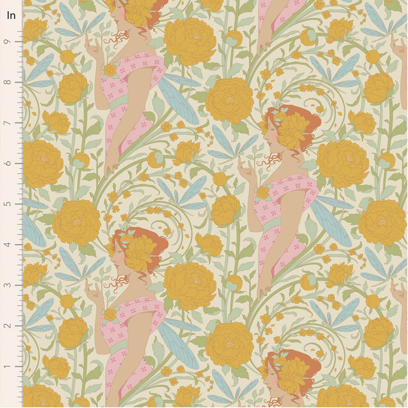 Tilda Songbird Fat Quarter Bundle (Set of 5) - Yellow