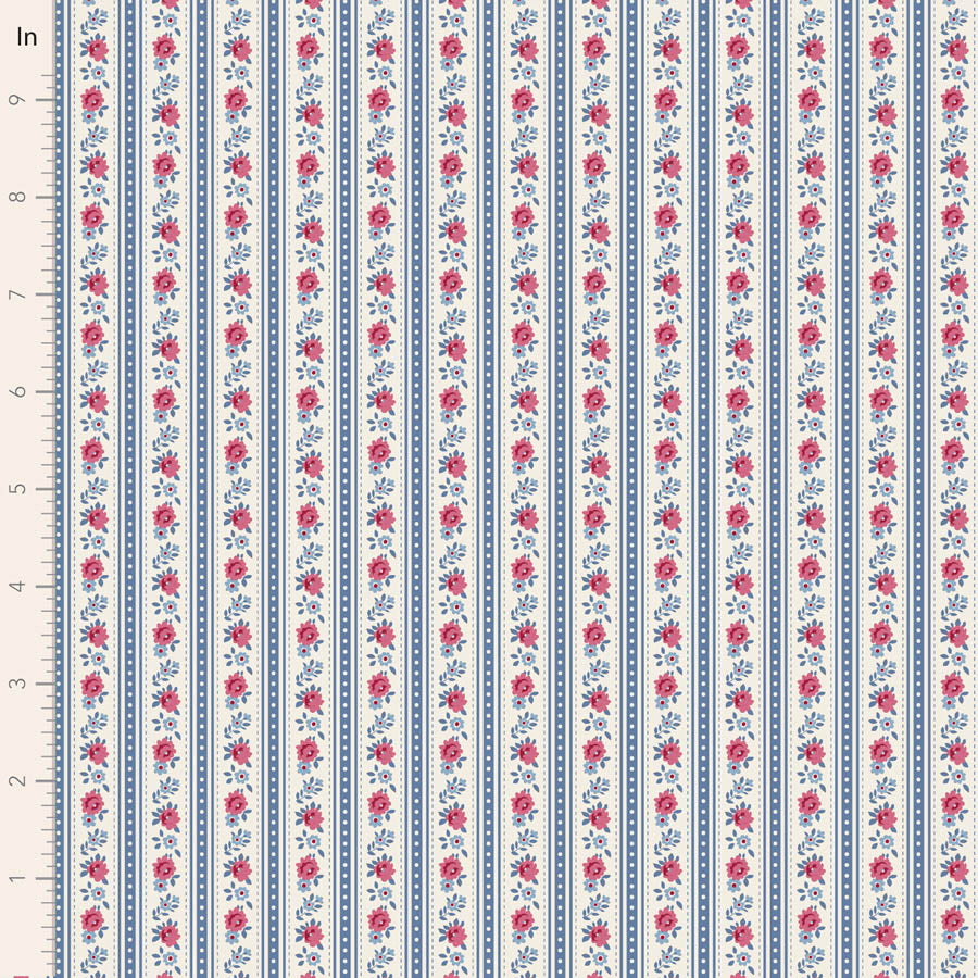 Tilda Village Life Fat Quarter Bundle (Set of 5) - Blues