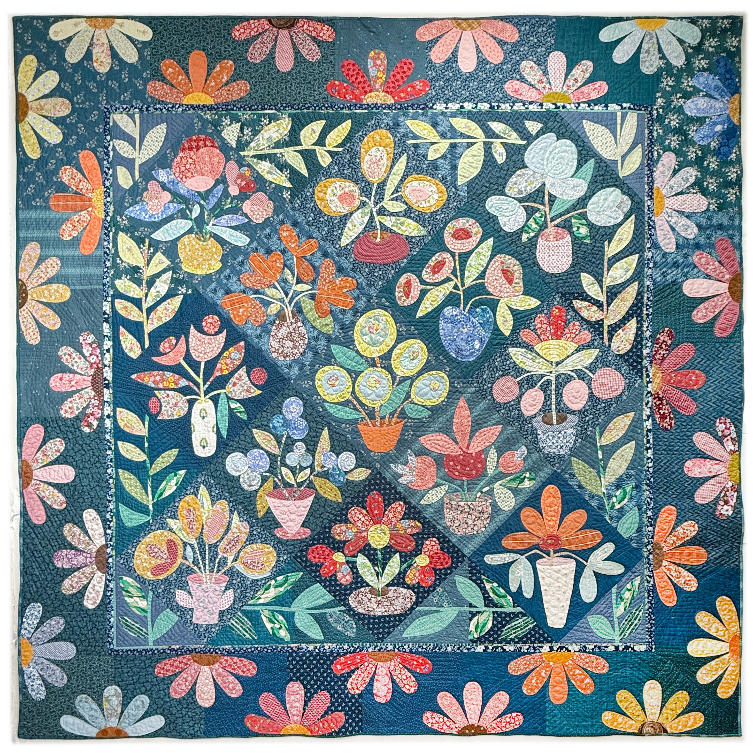 Blooming Joy - Block 13 - Digital Download – Piece O' Cake Designs
