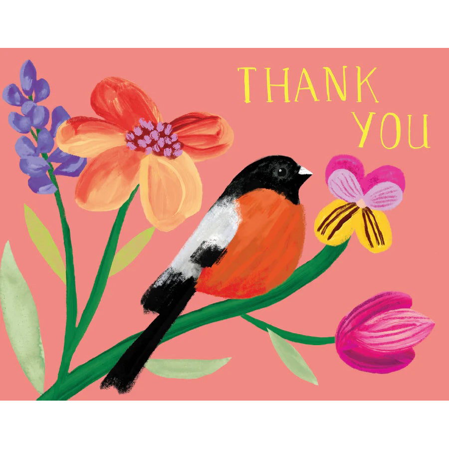 Birdhaven Notecard Box - Mix of Thank You & Blank