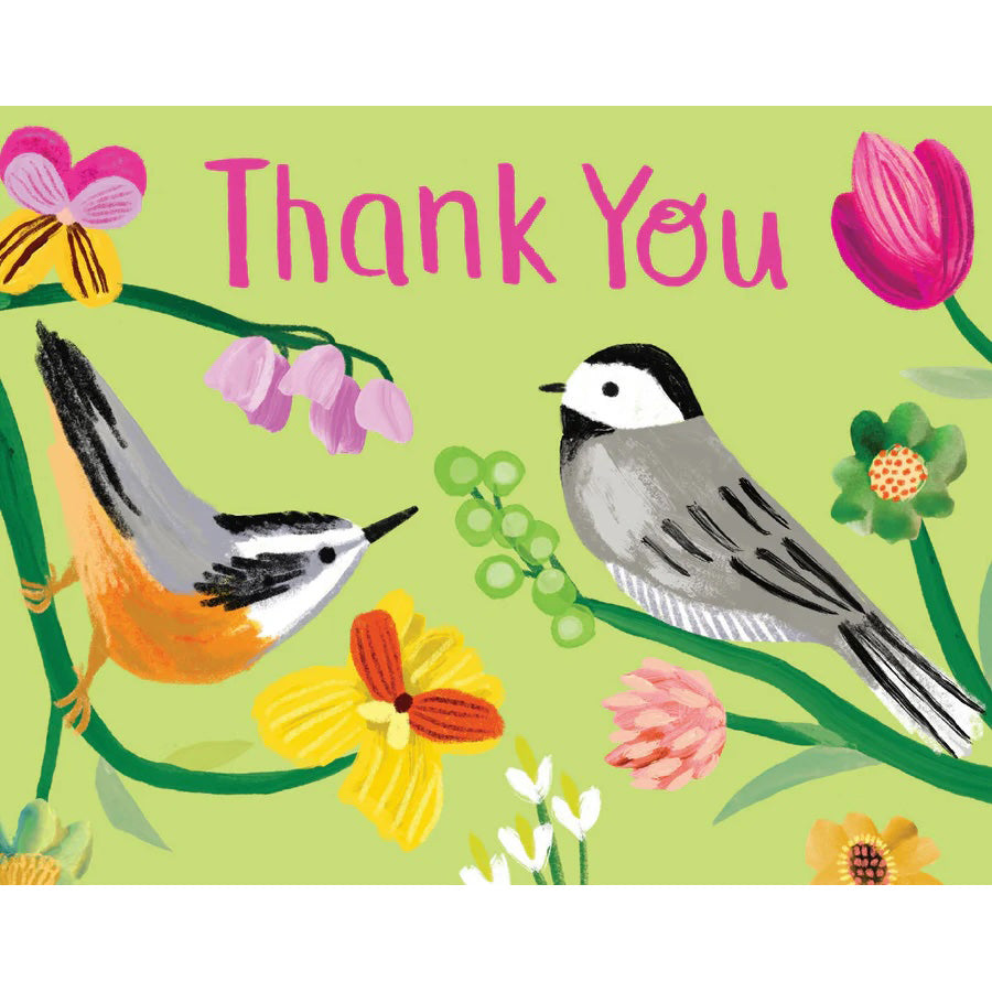 Birdhaven Notecard Box - Mix of Thank You & Blank