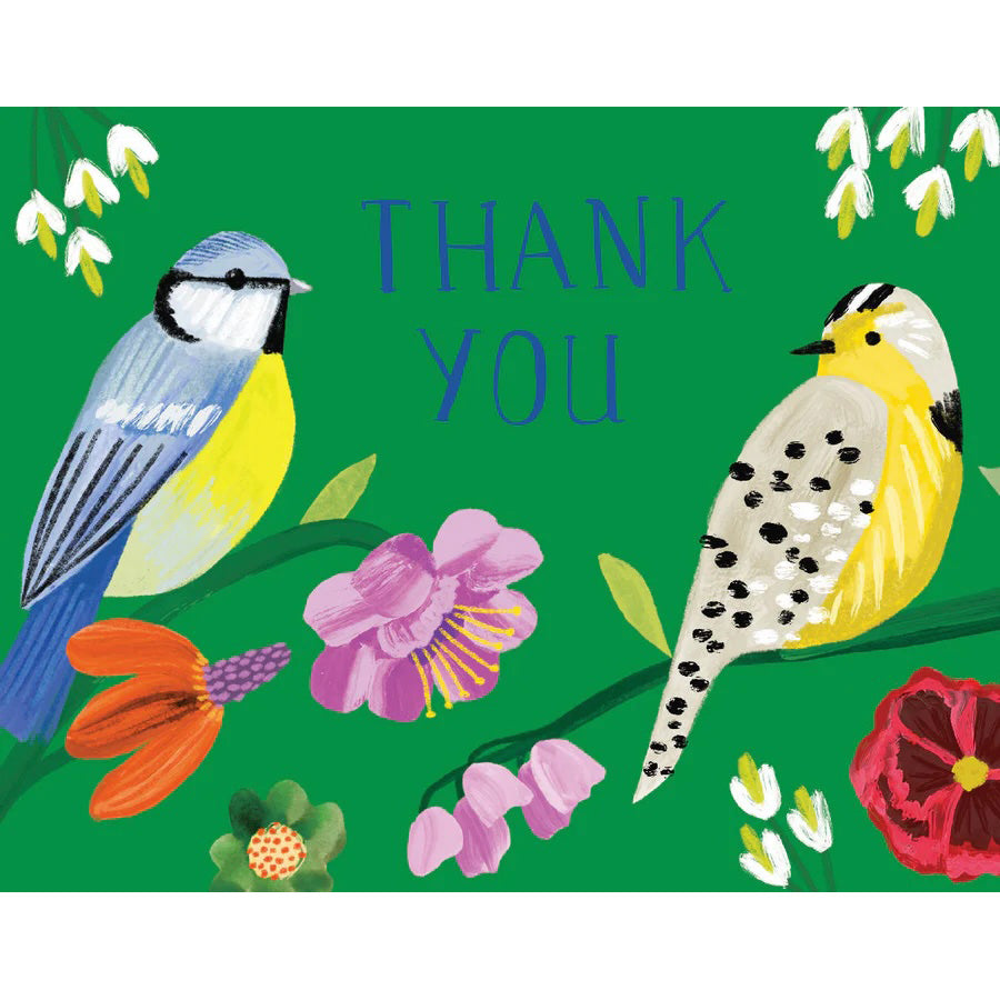 Birdhaven Notecard Box - Mix of Thank You & Blank