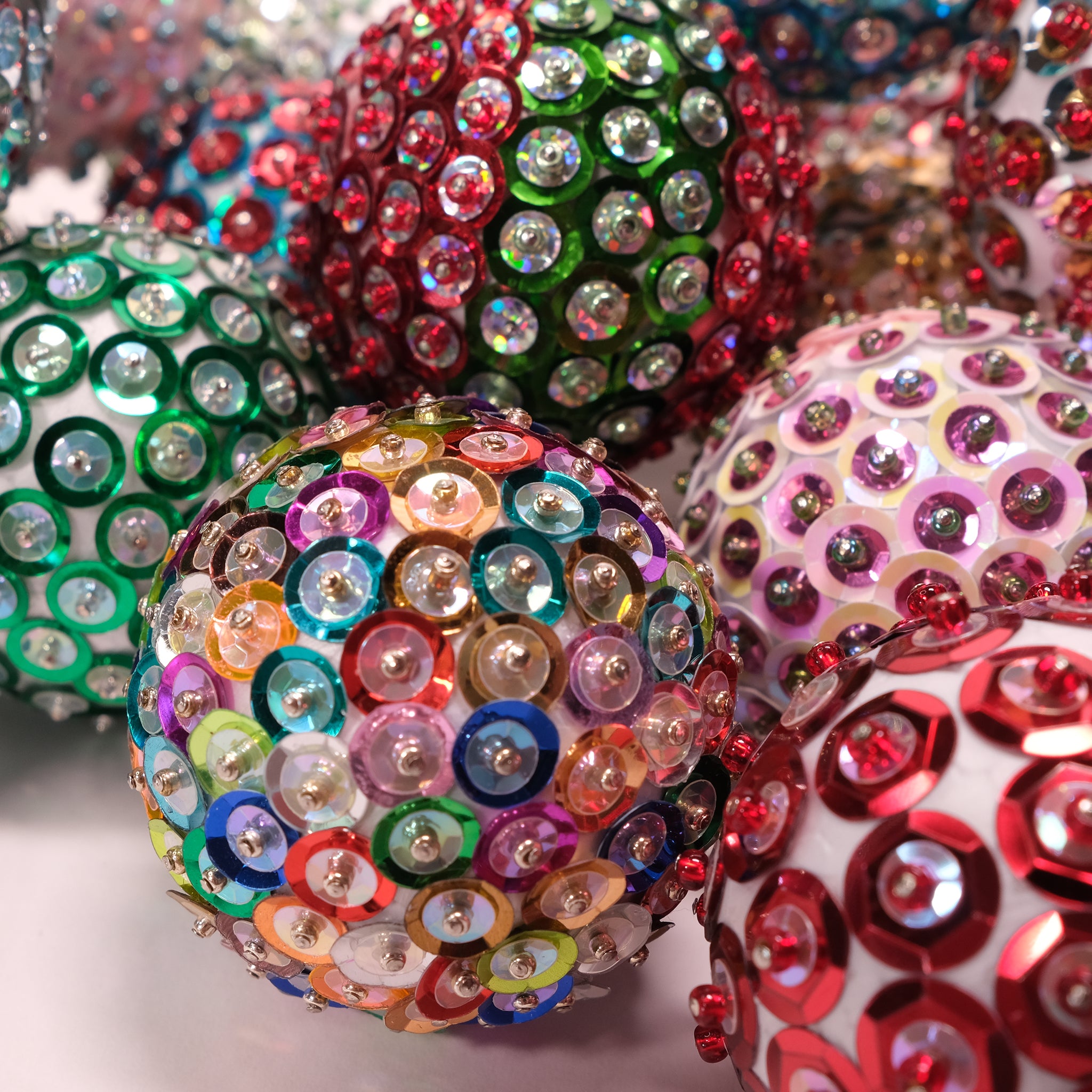 Sequins Ball Christmas Ornament Kit