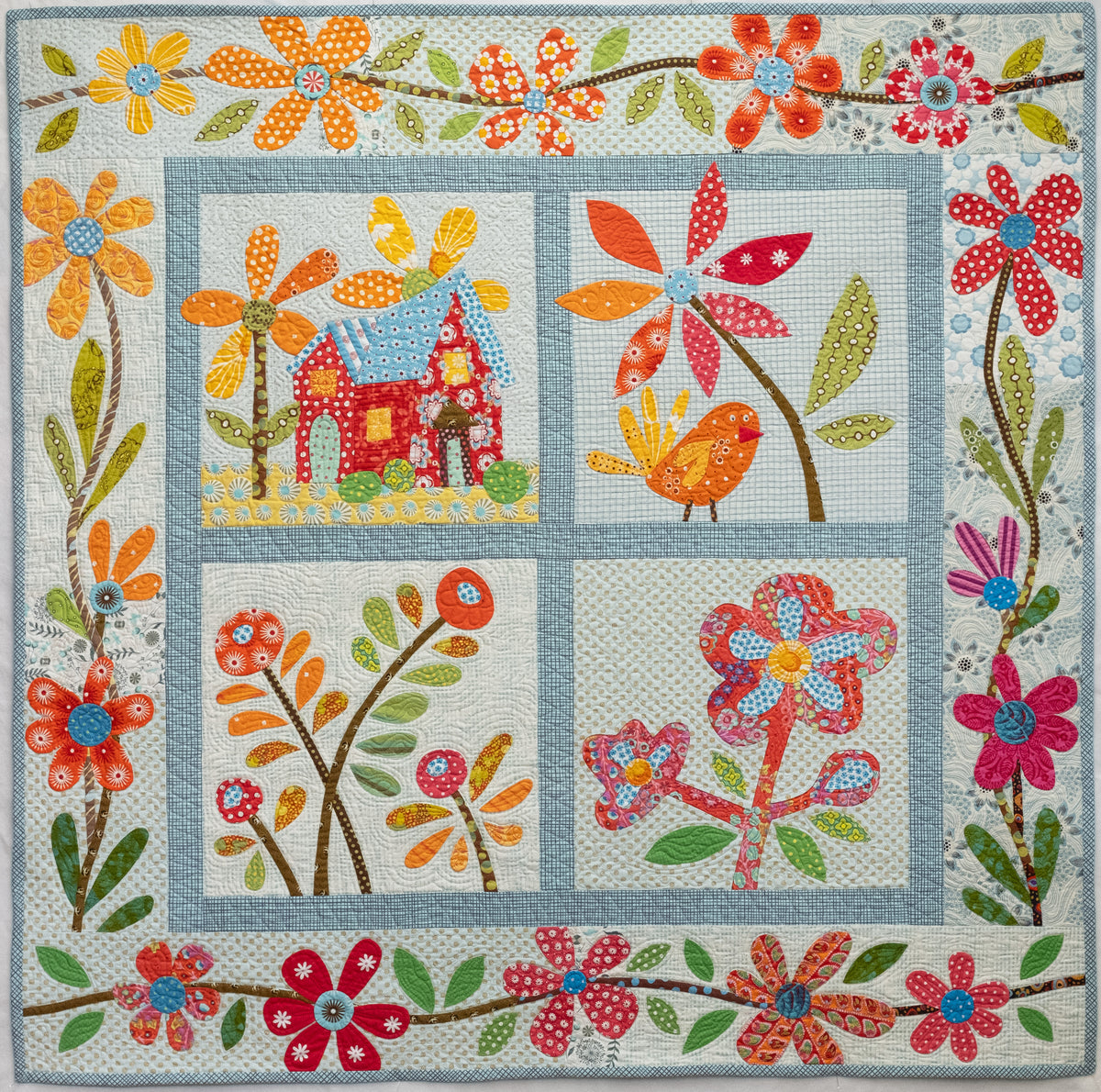 The Garden at My House Quilt Piece O' Cake Designs
