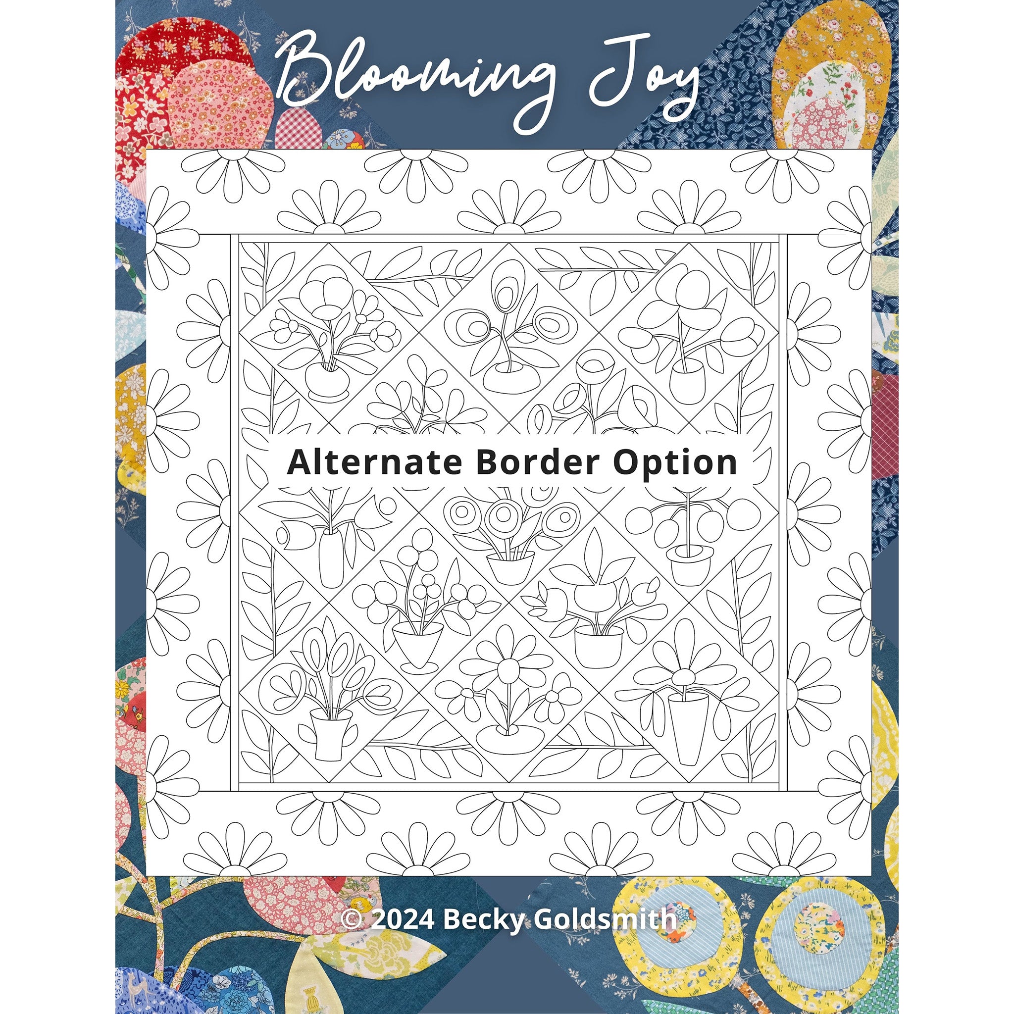 Blooming Joy: Petal Perfect Block of the Month Digital Patterns