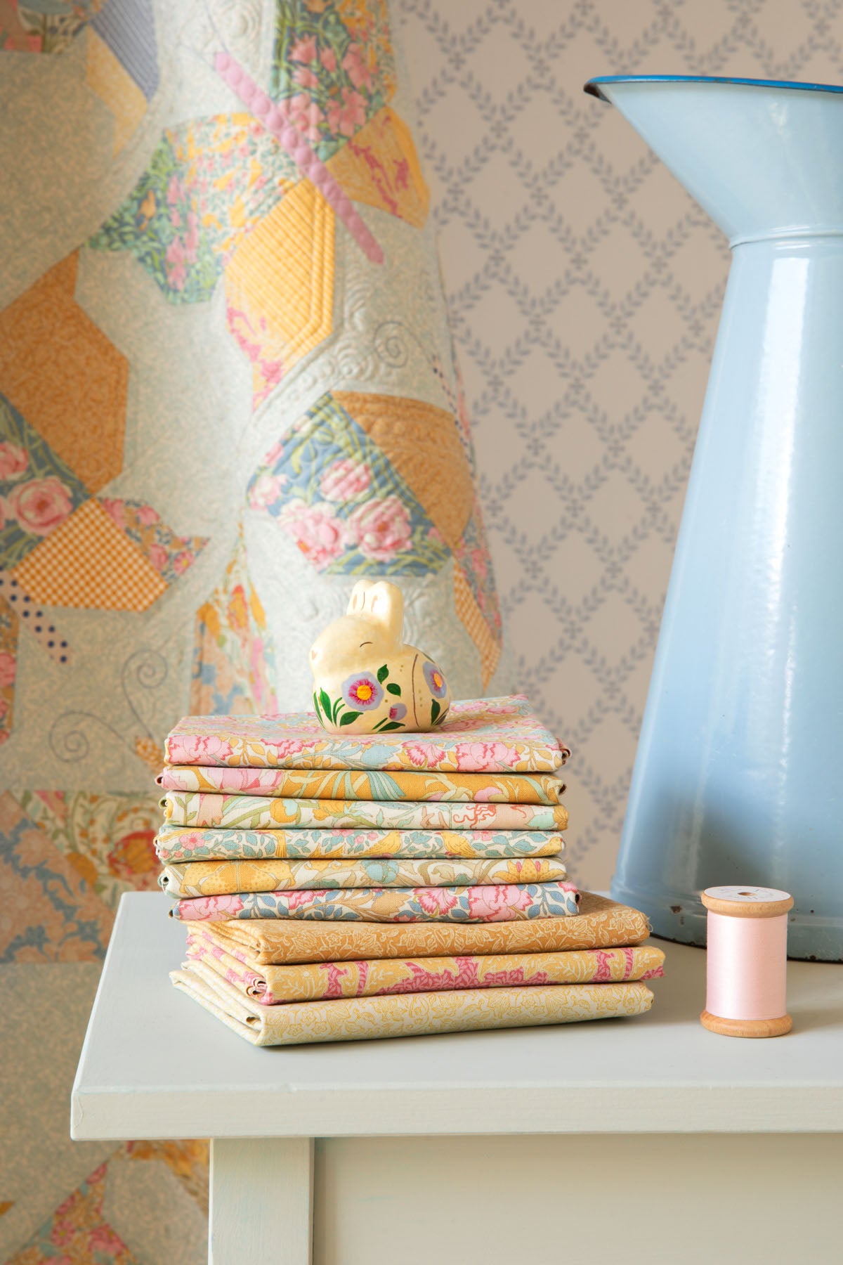 Tilda Songbird Fat Quarter Bundle (Set of 5) - Yellow