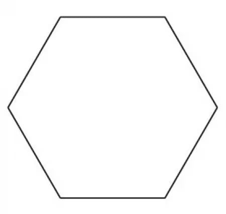 1-1/2" Hexagon Template from Busyfingers