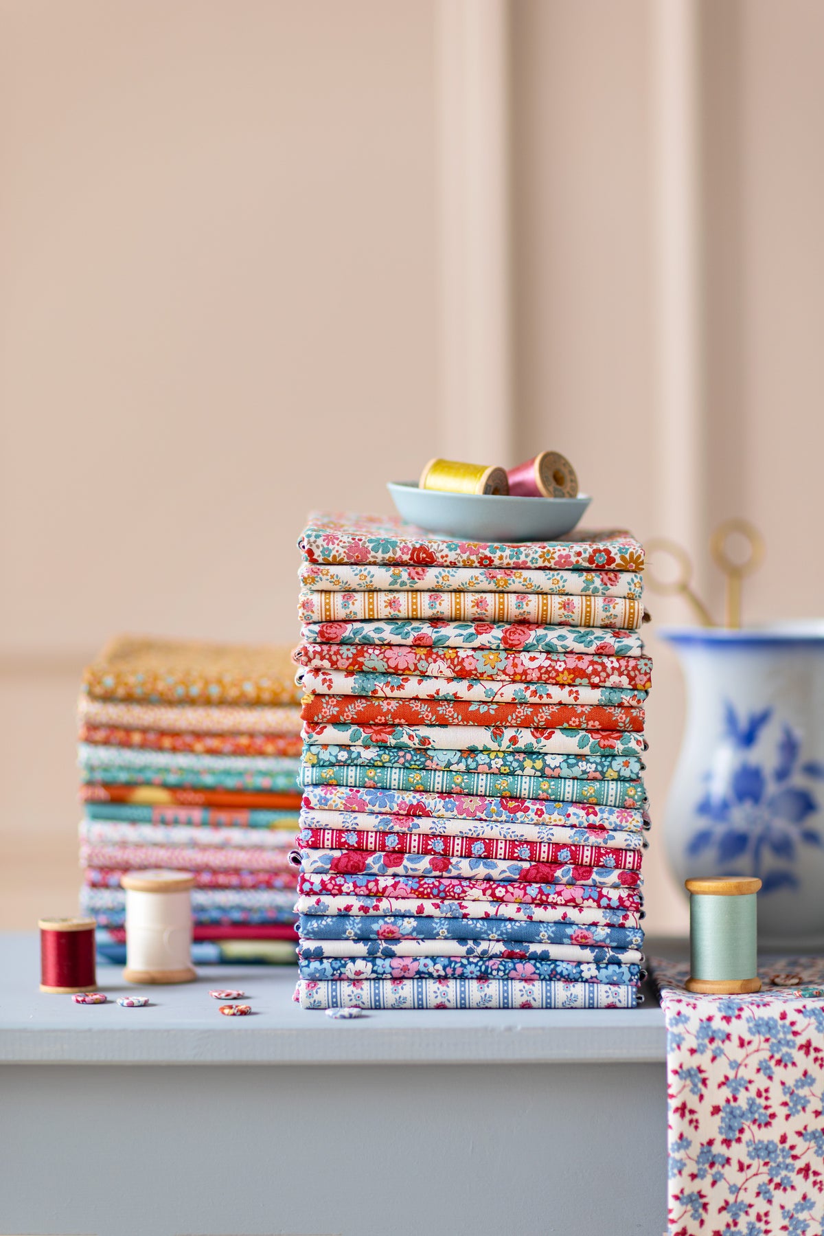 Tilda Village Life Blenders Fat Quarter Bundle (Set of 14)