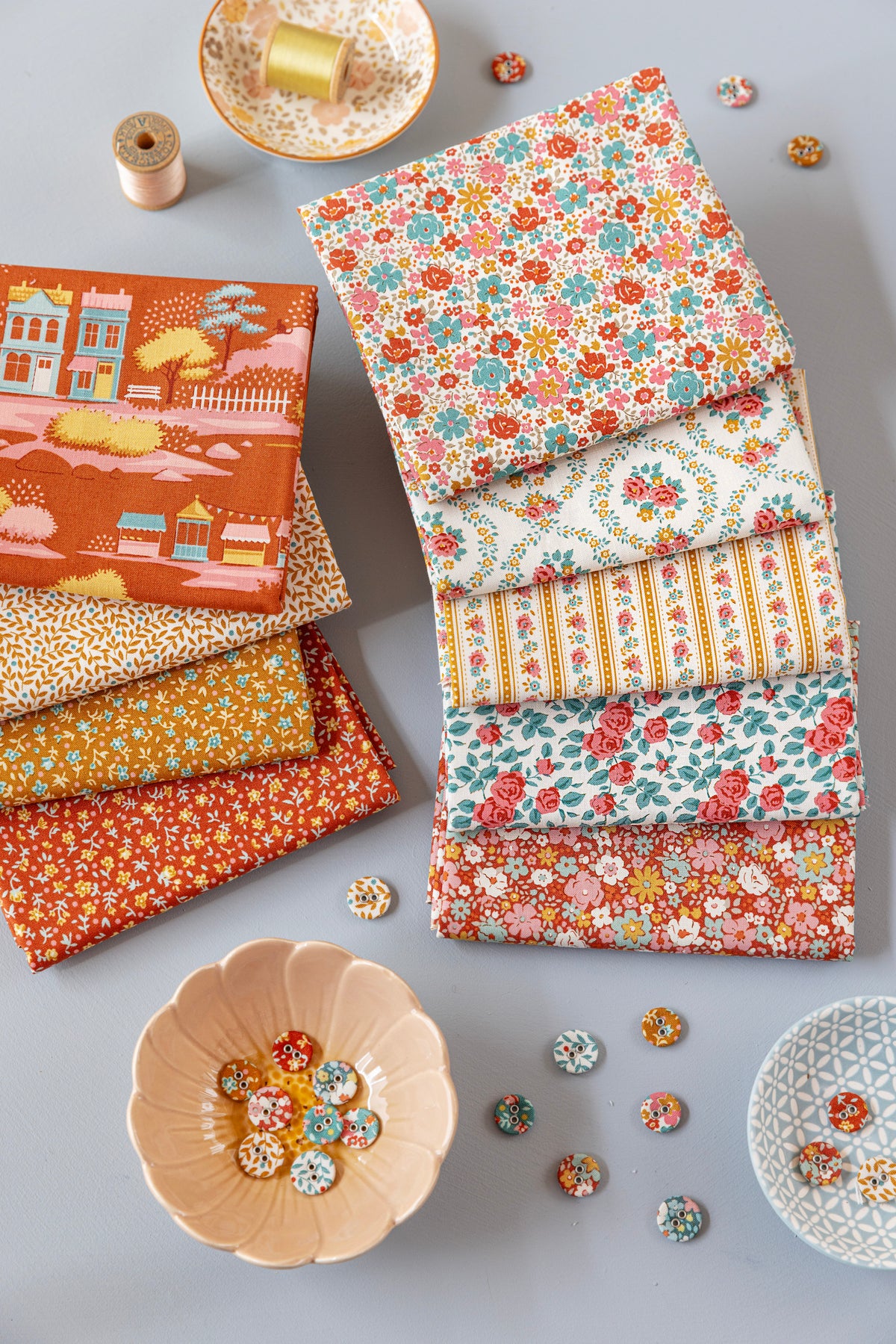 Tilda Village Life Fat Quarter Bundle (Complete Set of 20)