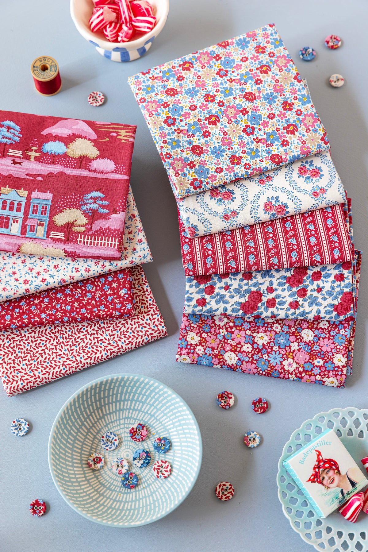 Tilda Village Life Fat Quarter Bundle (Complete Set of 20)