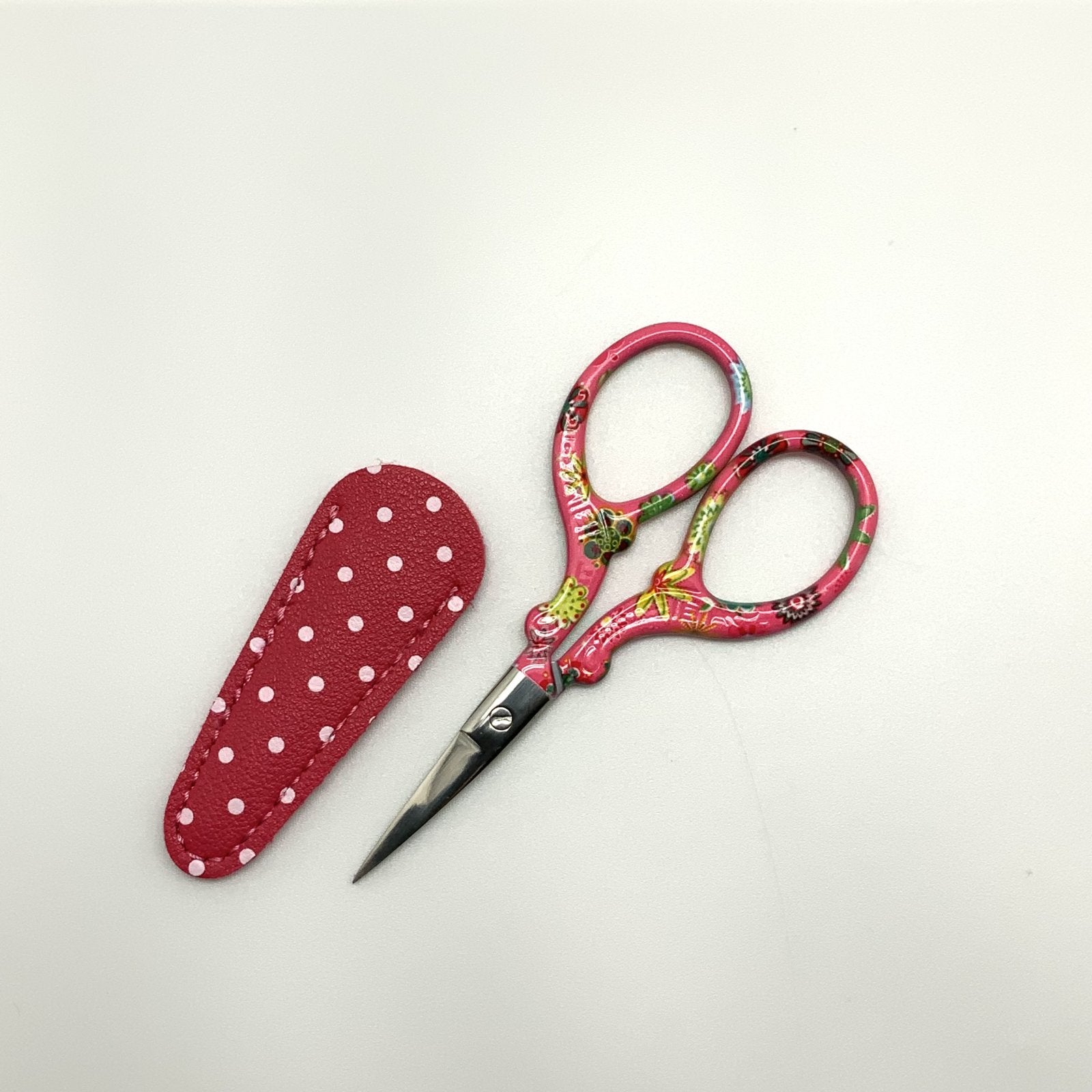 Floral Embroidery Scissors with Sheaths (6 Options)