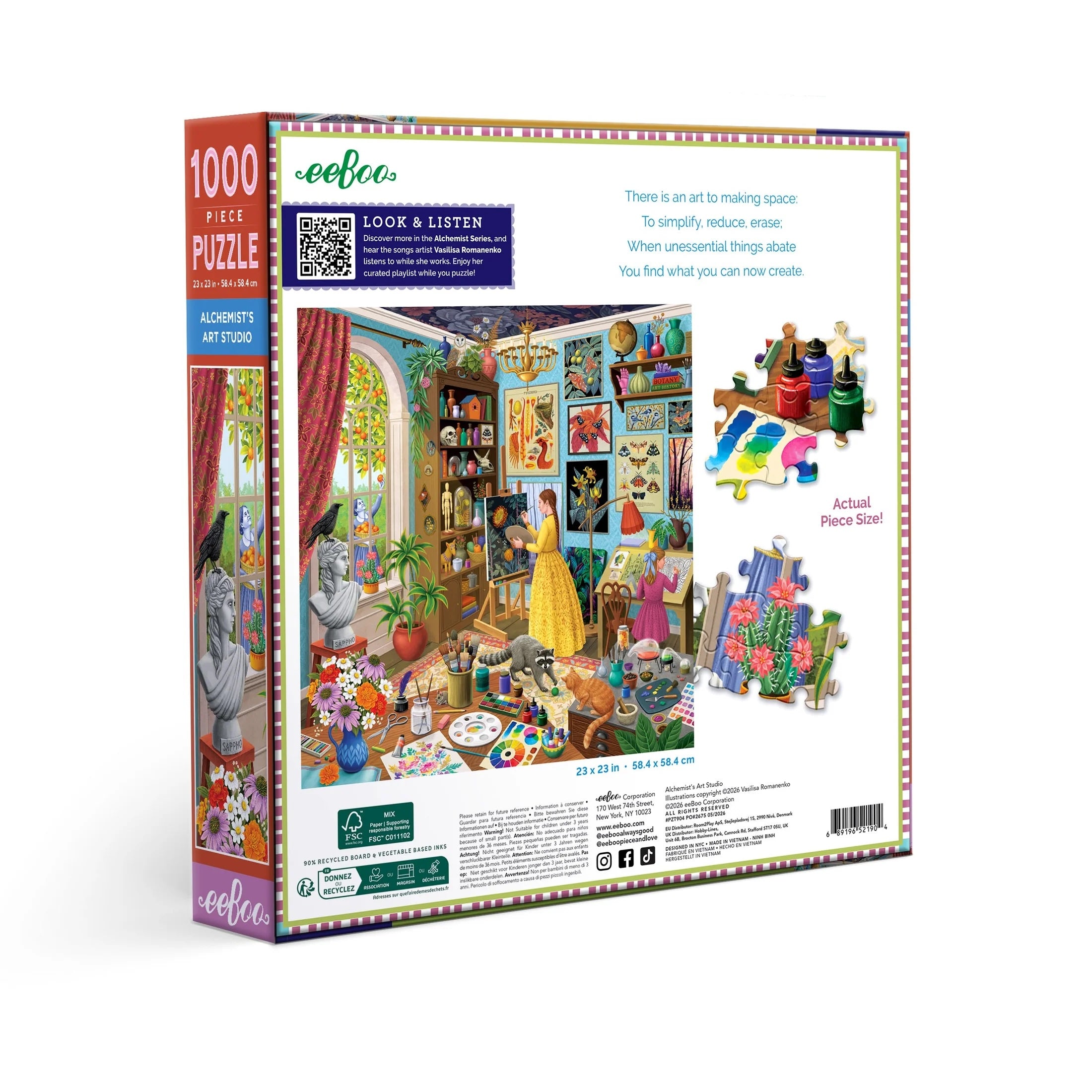 Alchemist's Art Studio 1000 Piece Puzzle