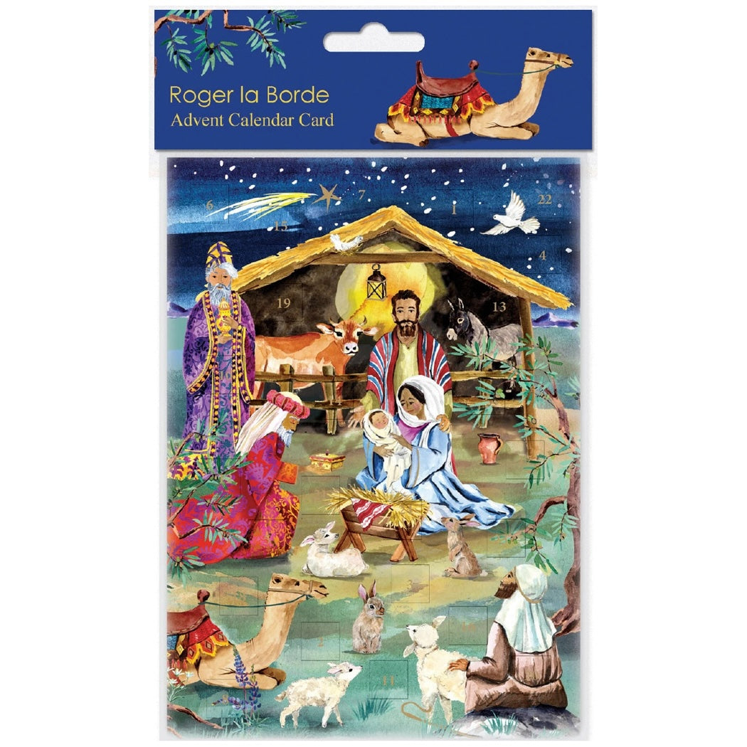 Christmas Story Advent Calendar Card