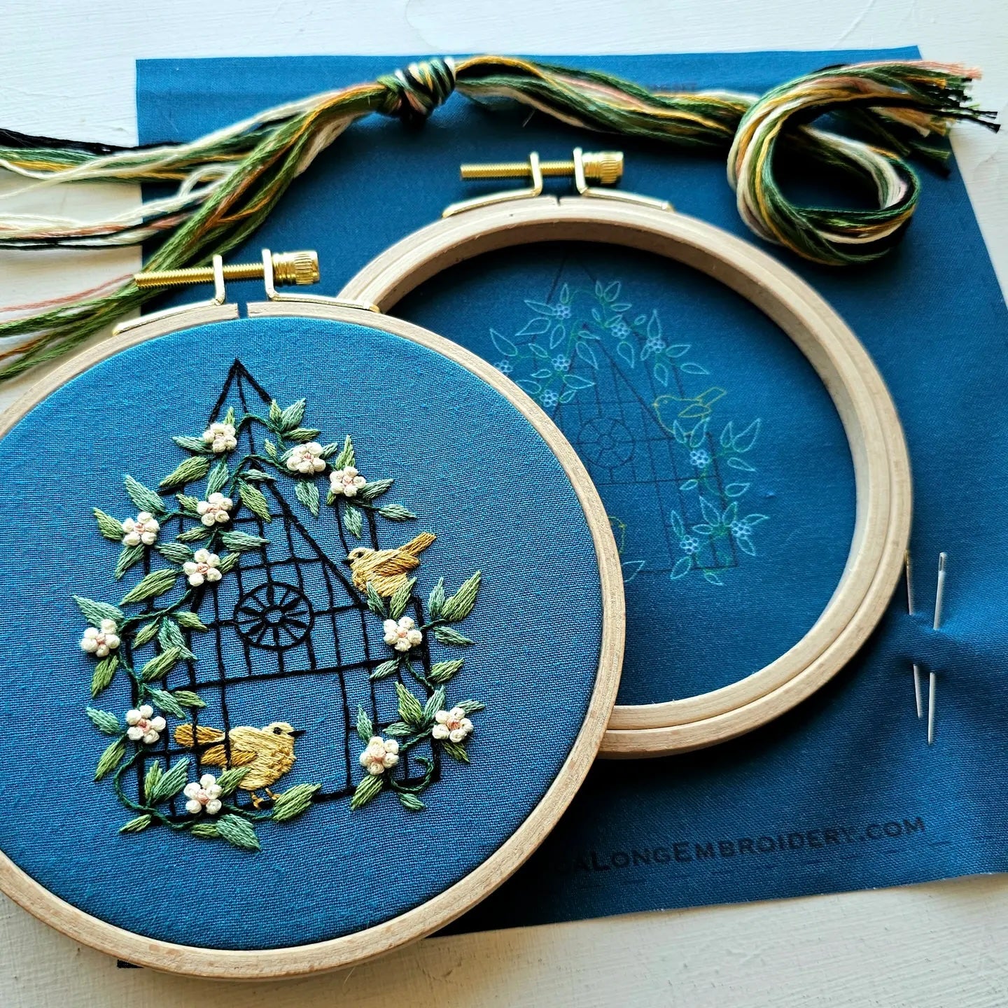 Fly Free Bird Hand Embroidery Craft Kit