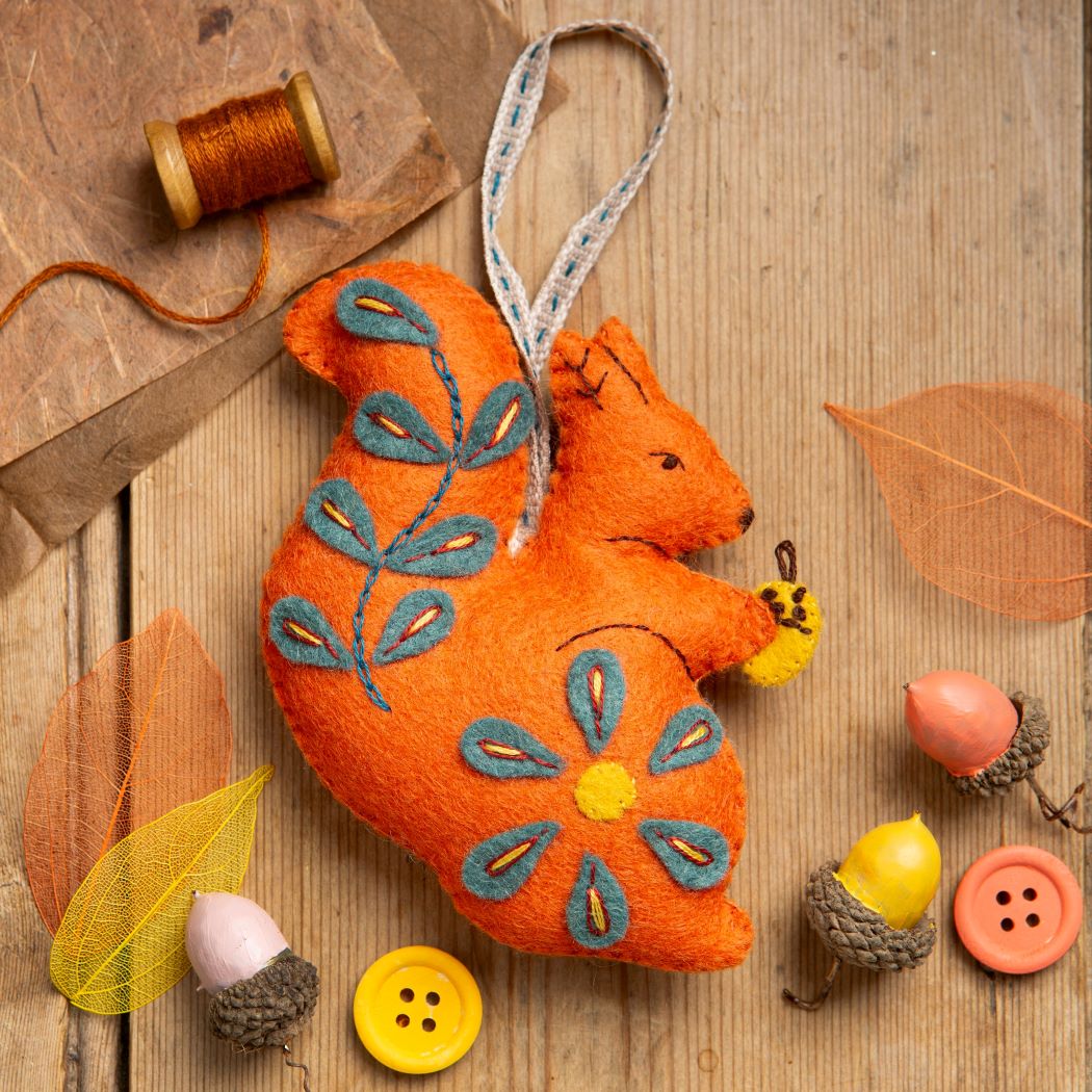 Red Squirrel Felt Craft Kit