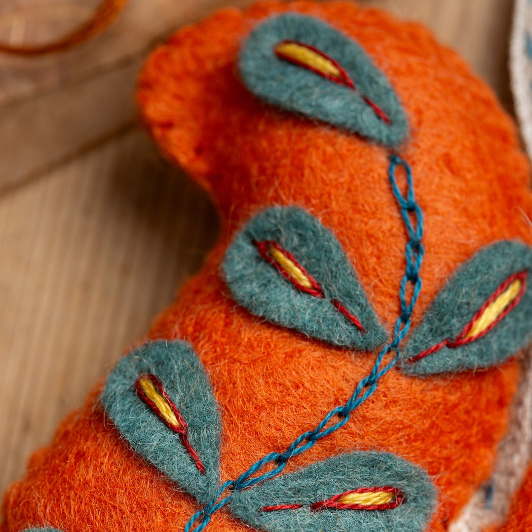 Red Squirrel Felt Craft Kit