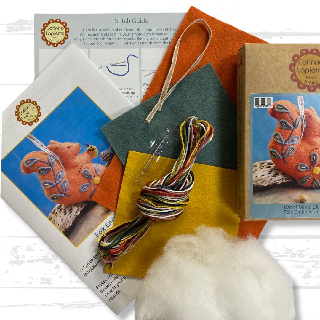 Red Squirrel Felt Craft Kit