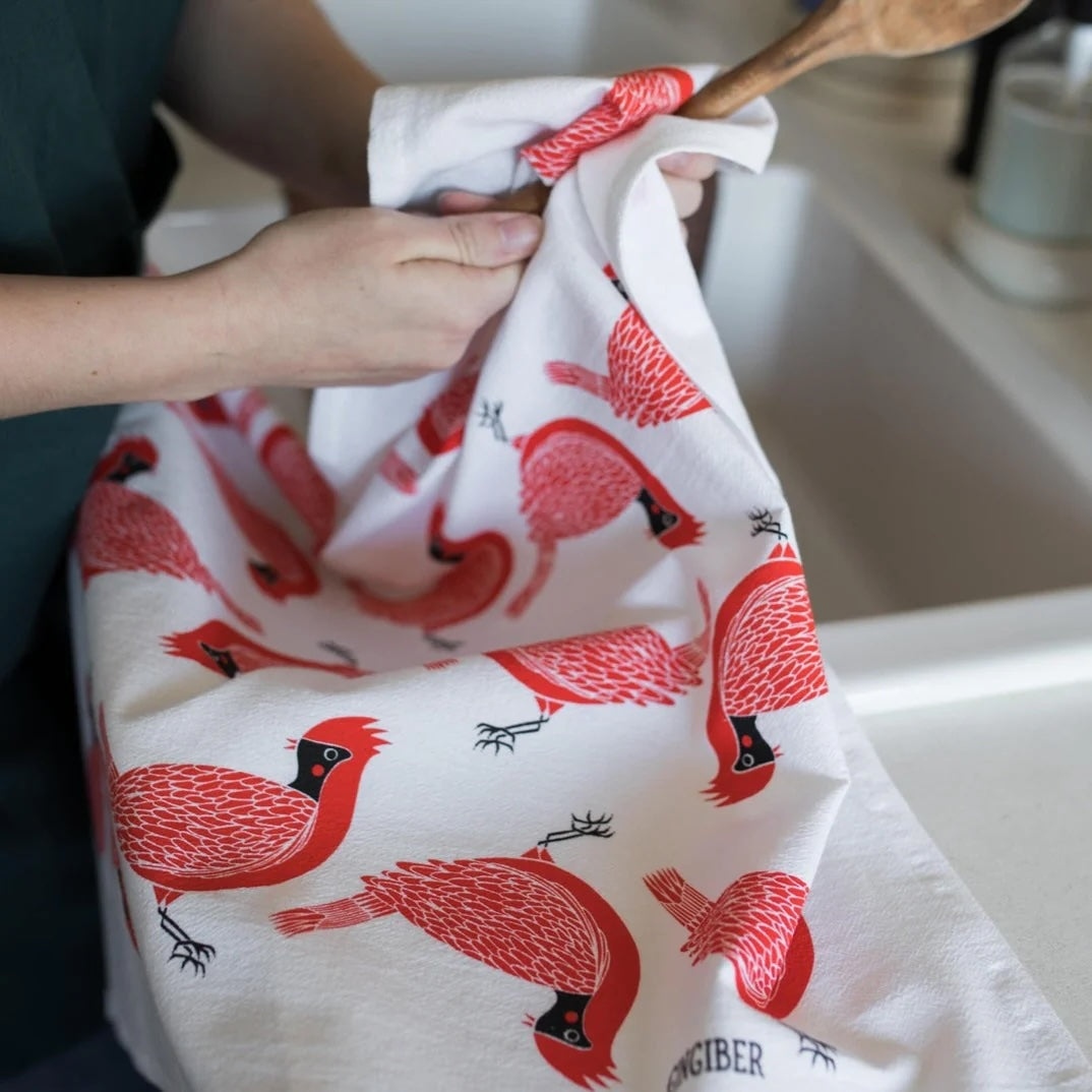 Cardinal Tea Towel