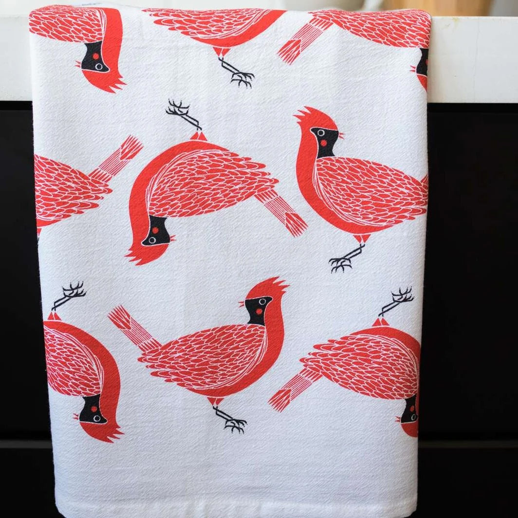 Cardinal Tea Towel