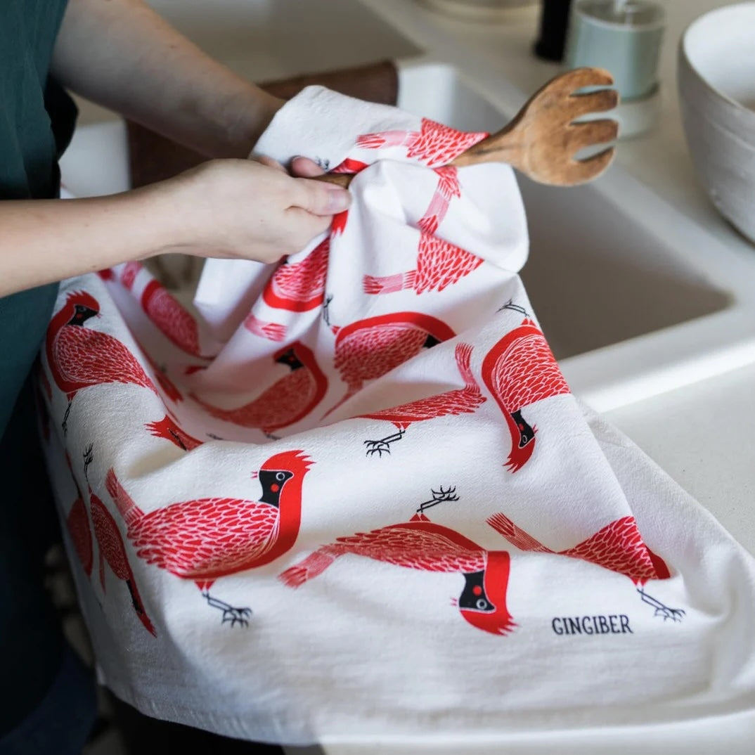 Cardinal Tea Towel