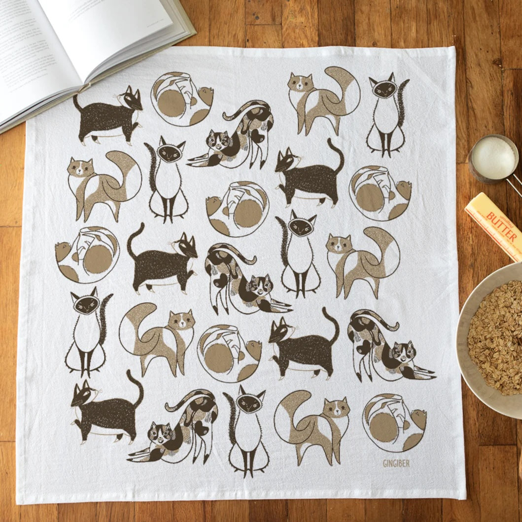 Cat Tea Towel