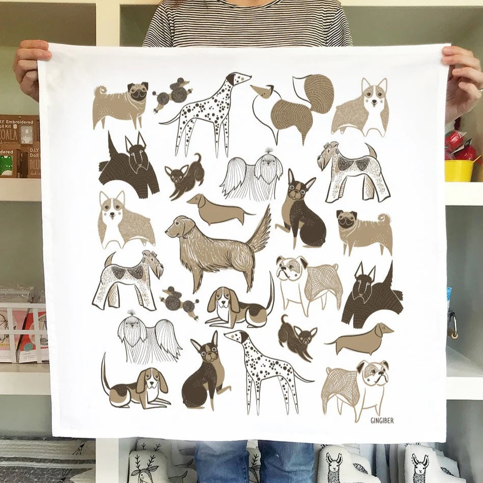 Dog Tea Towel