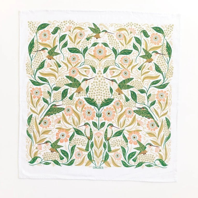 Hummingbird Tea Towel