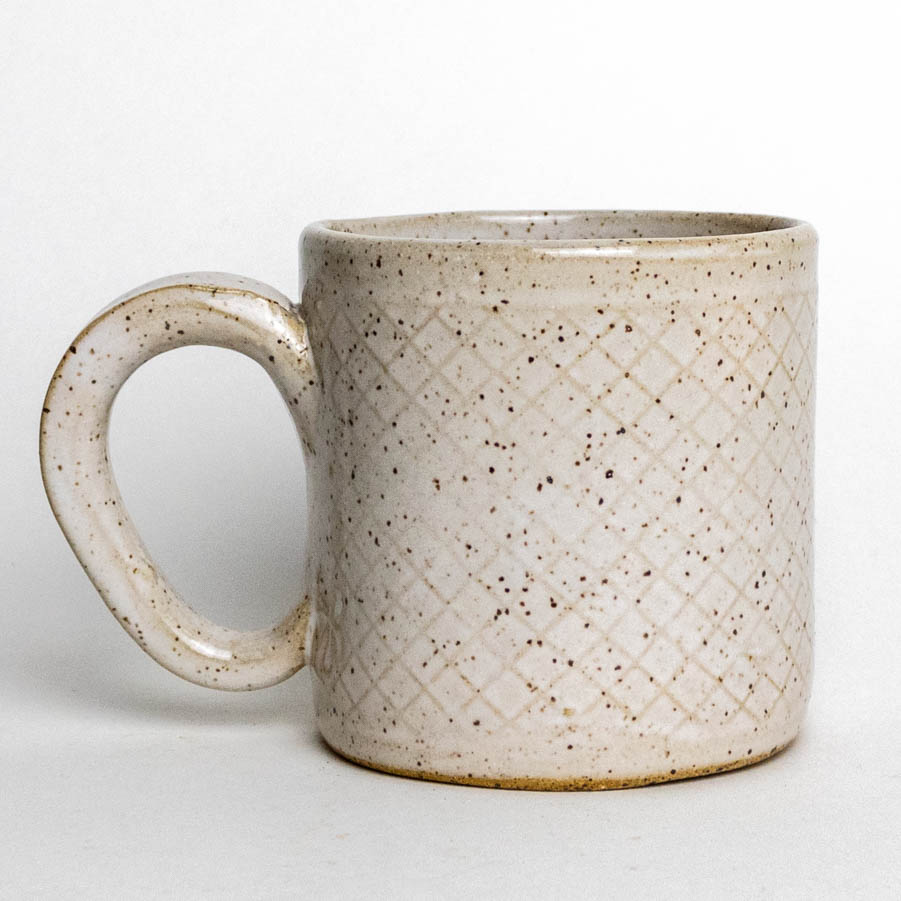 Handmade Ceramic 10oz Mug - Blue Heron