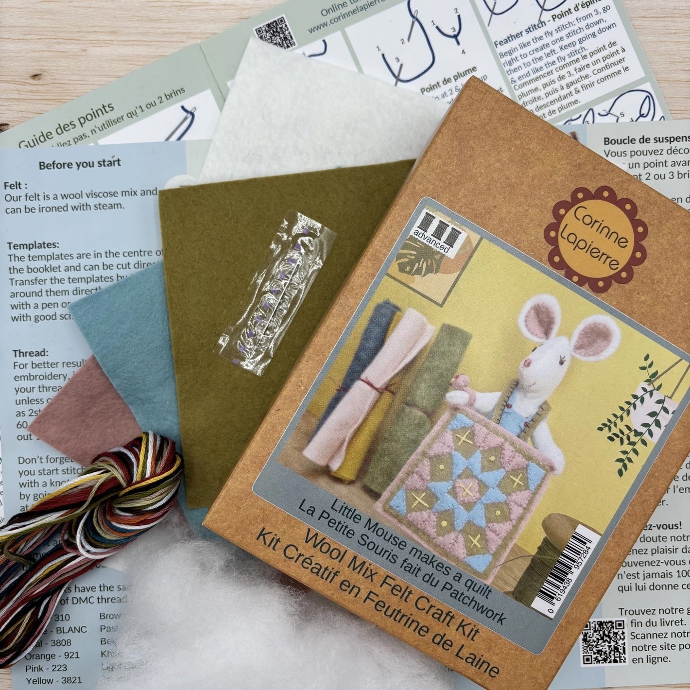 Little Mouse Makes A Quilt Felt Craft Kit