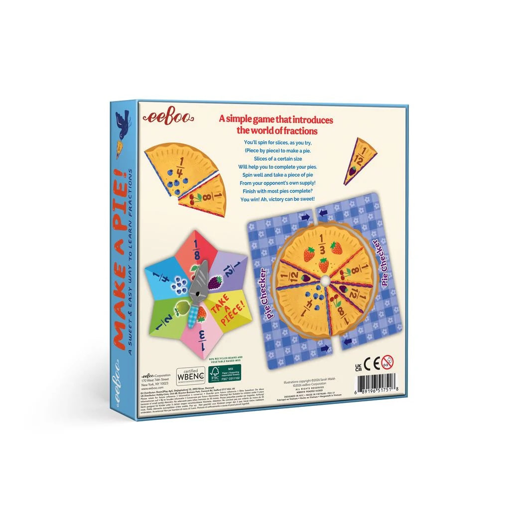 Make A Pie Game from eeBoo