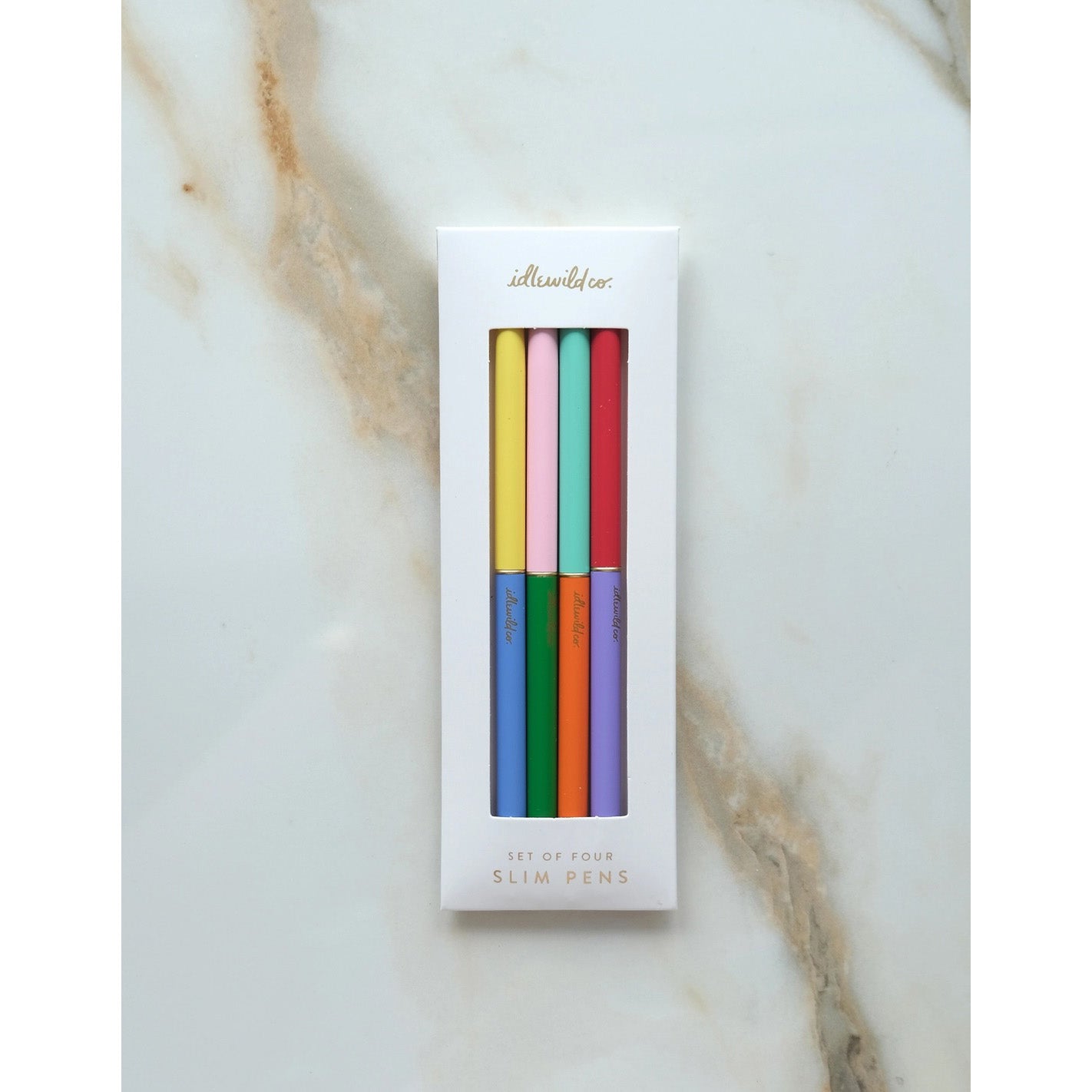 Slim Pens - Set of 4 - Rainbow