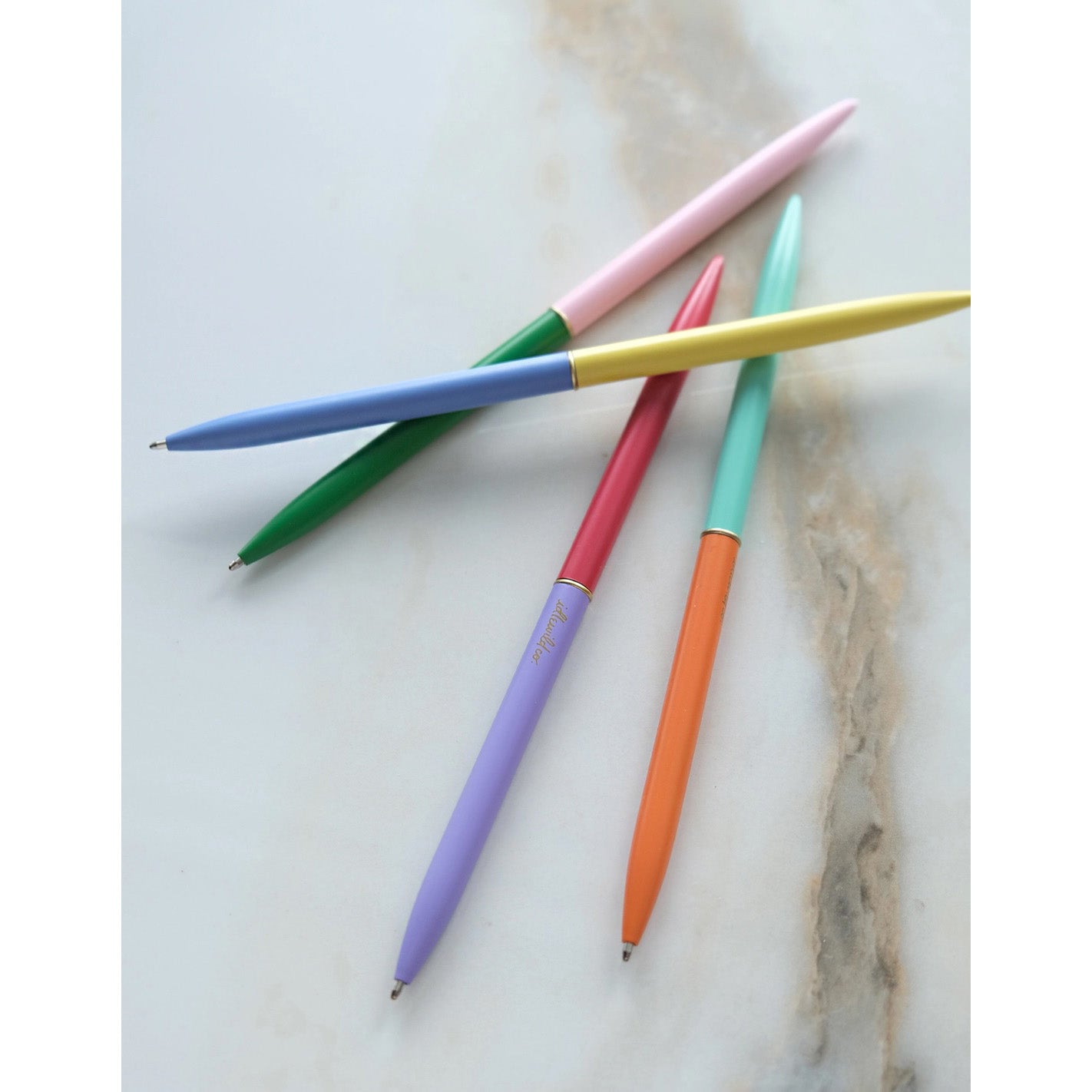 Slim Pens - Set of 4 - Rainbow