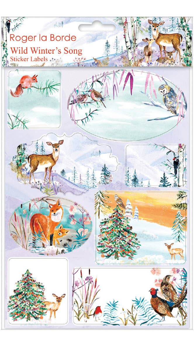 Wild Winters Song Sticker Labels Sheet