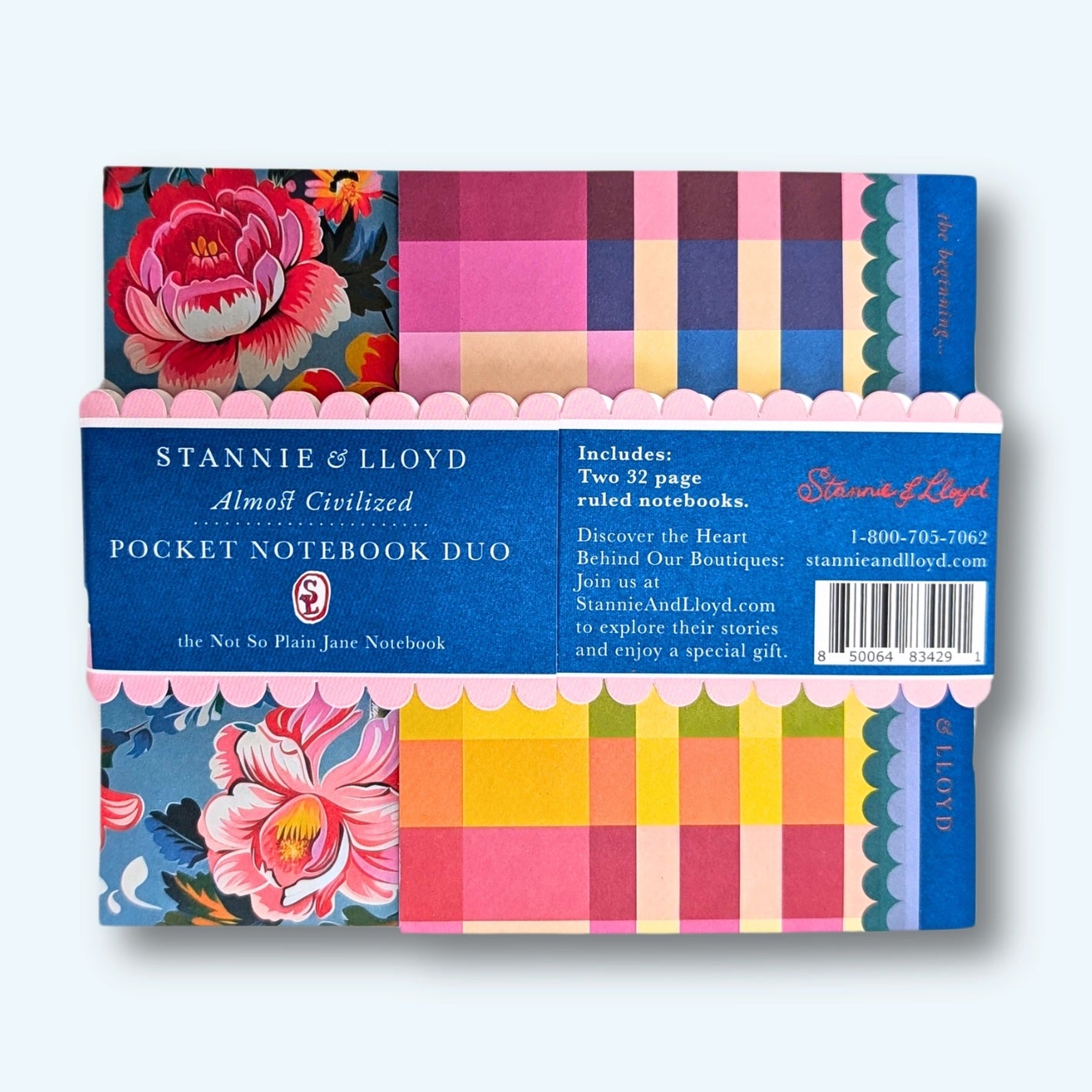 Modern Floral - Stannie & Lloyd Pocket Notebook Due