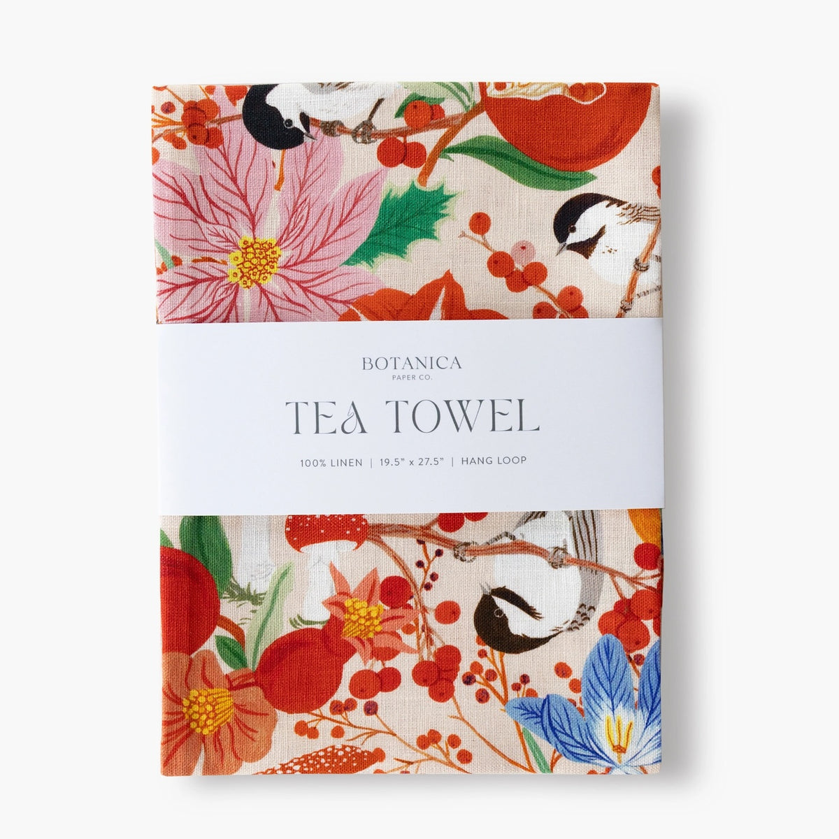 Winter - Tea Towel by Botanica Paper Co