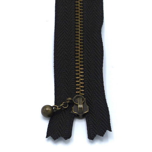 Ball & Chain Zippers - 3 Color Options