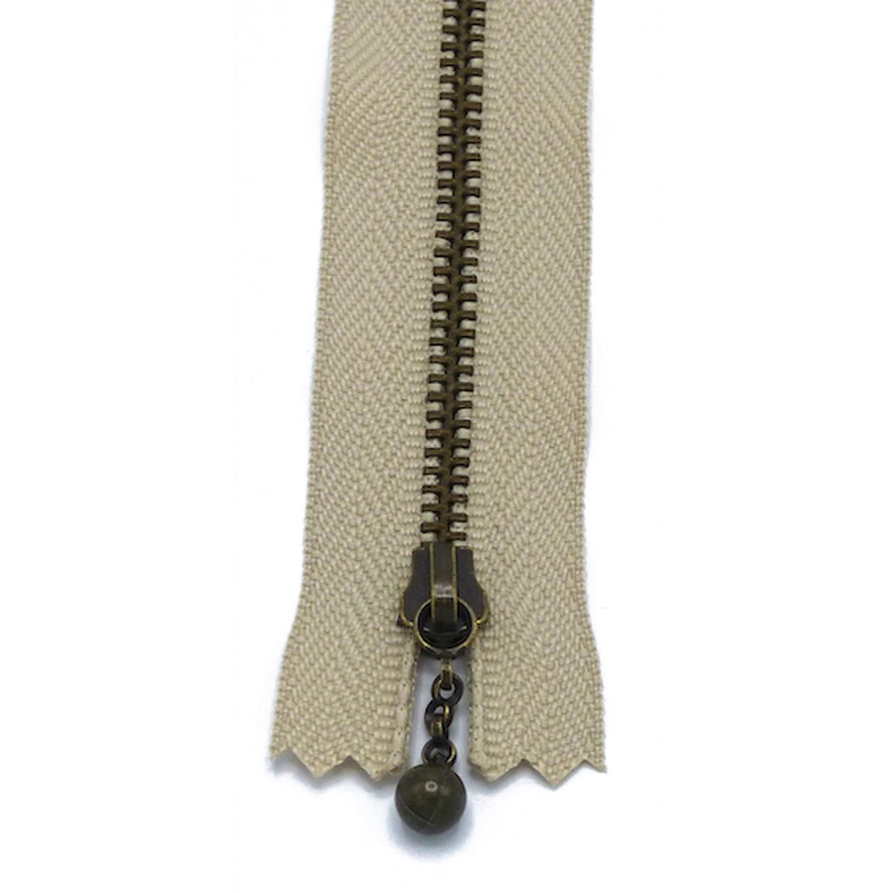 Ball & Chain Zippers - 3 Color Options