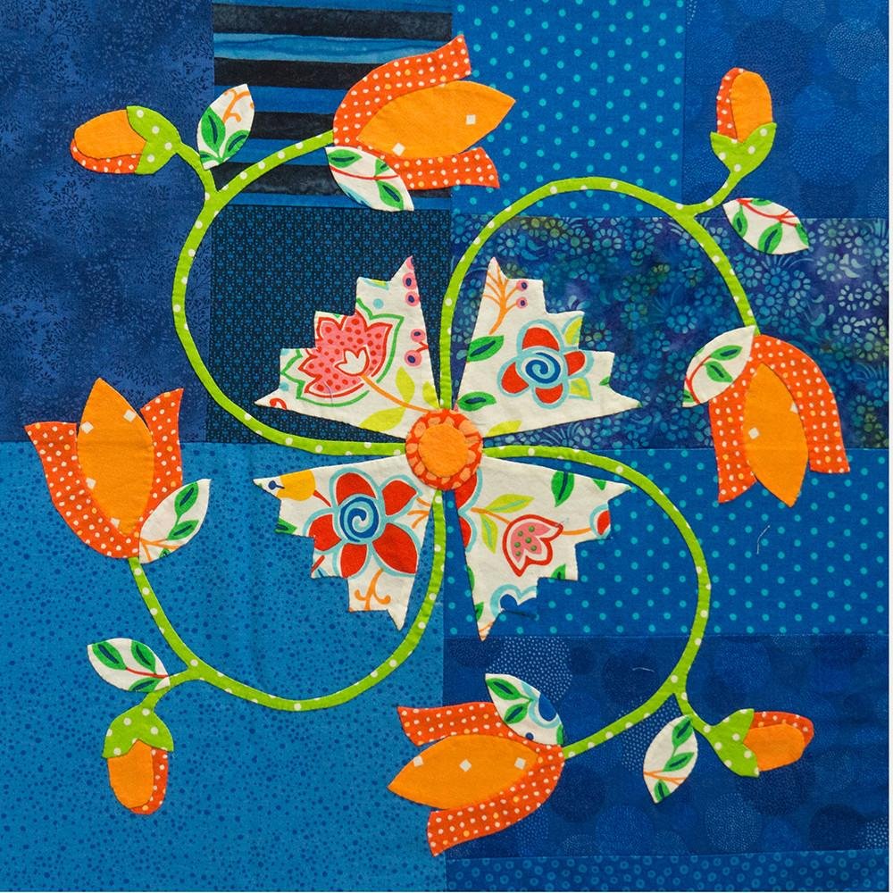 Thru Grandmother's Window Digital Download - #6 Spring's Pinwheel