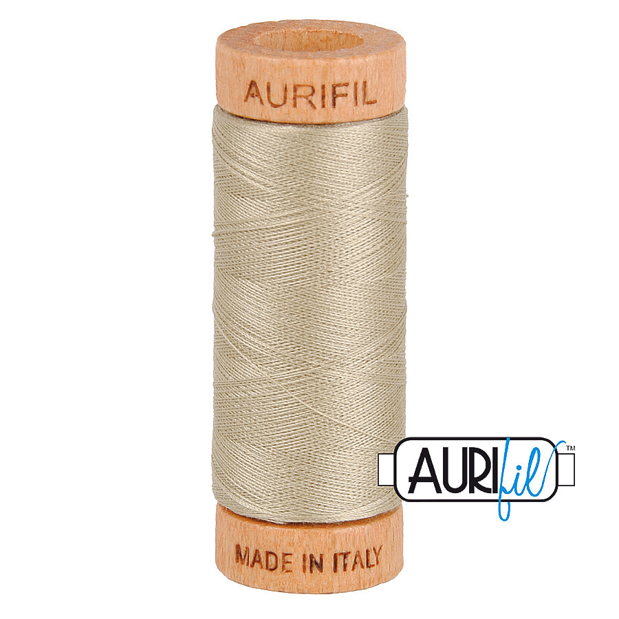 Aurifil 80wt Cotton Thread - Individual Neutral Options