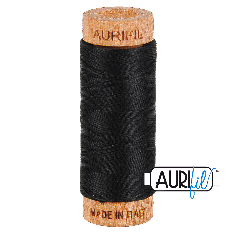 Aurifil 80wt Cotton Thread - Individual Neutral Options
