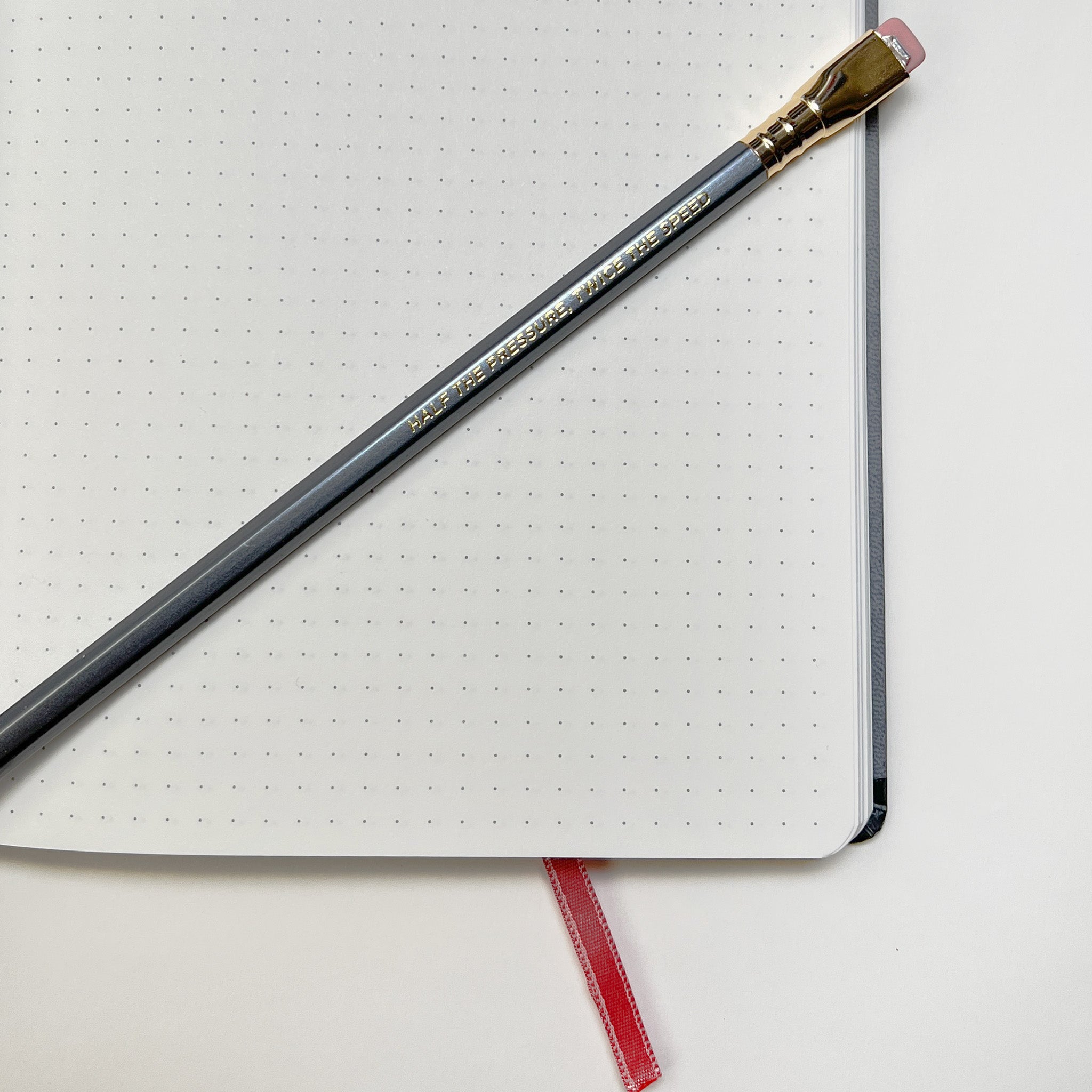 Medium Blackwing Slate Notebook - Grey (Blank or Dot-Grid)