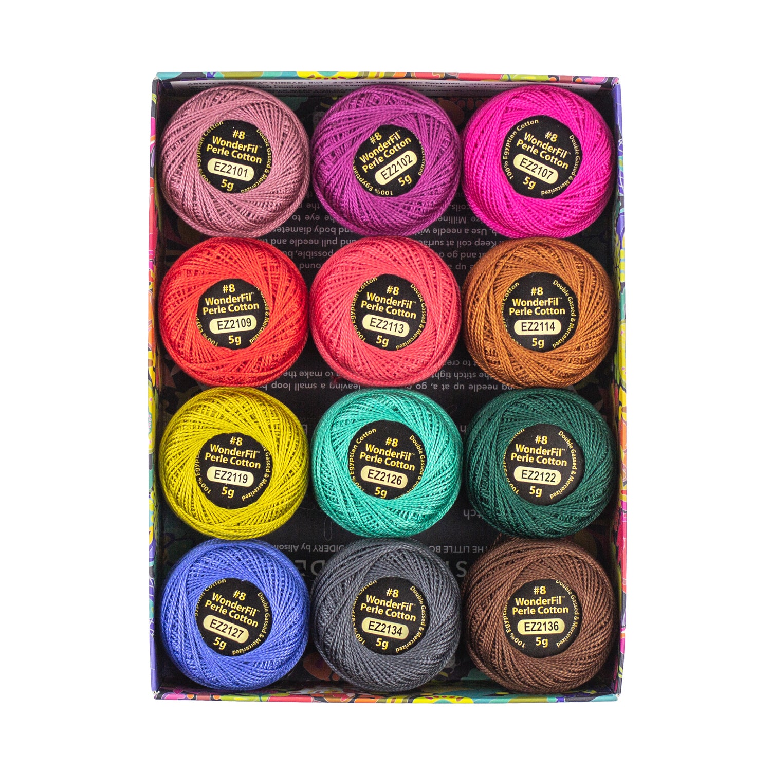  Rhapsody Pearl Cotton Thread Size 8 Crochet Thread Perle 12  Balls Set Hand Knitting, Embroidery, Sashiko, Cross-Stitch, Sewing,  Needlepoint, DIY, Quilting (Set Morning Glory) : Arts, Crafts & Sewing